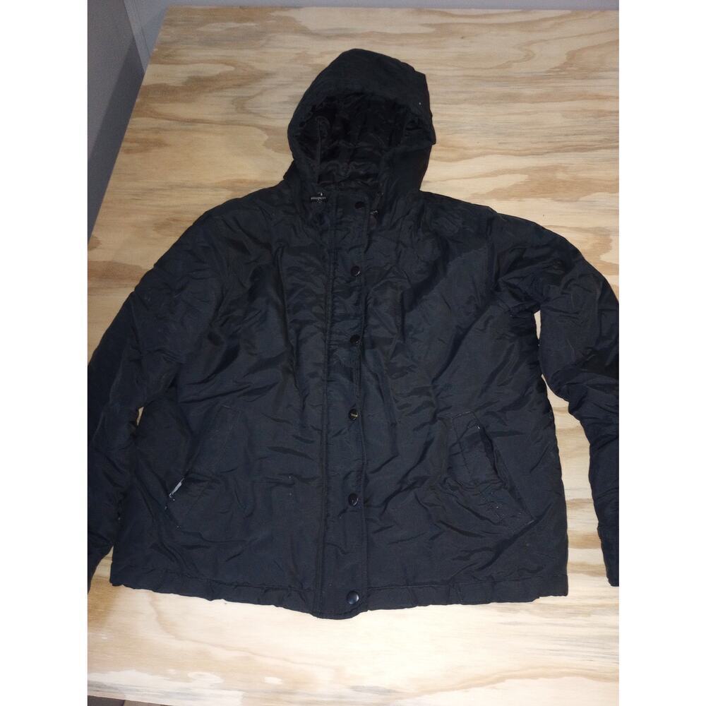 J. Crew Black Puffer‎ Jacket Medium